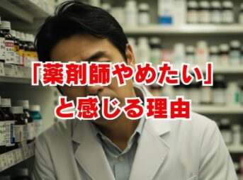 「薬剤師やめたい」と感じる理由と後悔しないための対処法
