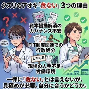 「危ない」と言われる3つの理由