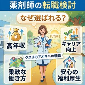 それでも薬剤師の転職先として検討される理由