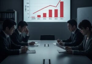 高いと言われる離職率のデータ