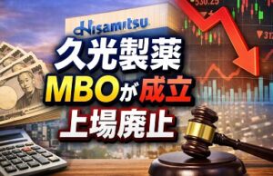 久光製薬MBOが成立、上場廃止