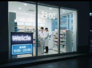店舗は何時まで営業しているのか