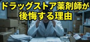 ドラッグストアの薬剤師が後悔する主な理由とは