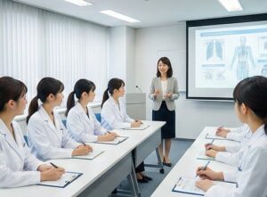 病院門前でスキルアップできる研修制度