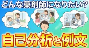 どんな薬剤師になりたいか迷う時の自己分析と例文