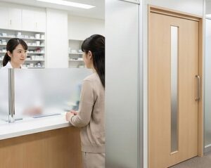 パーティション設置や個室ブース利用による配慮