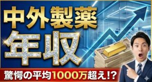 中外製薬の年収がやばいほど高い理由