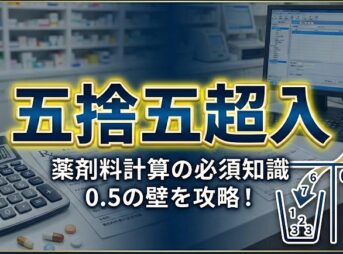 五捨五超入の薬剤料計算をやさしく解説！算定ルールと注意点