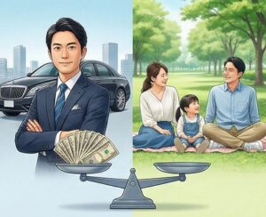 勝ち組の基準は年収かワークライフバランスか