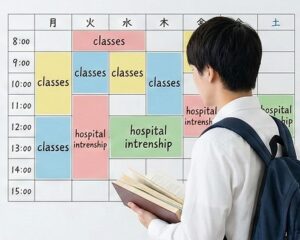 取得に必要な単位と実習のスケジュール