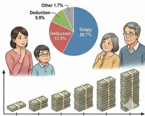 手取り額はいくら？年代別モデル賃金