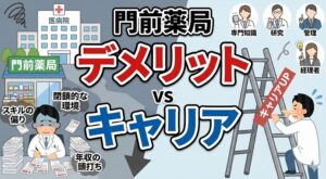 薬剤師が門前薬局で働くデメリットとキャリアの壁