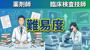 薬剤師と臨床検査技師の難易度や学費の違いを解説