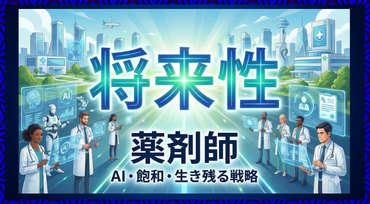 薬剤師の将来性は？AIの影響や飽和の噂、生き残る戦略を解説