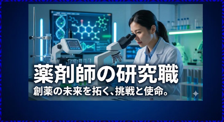 薬剤師の研究職は狭き門？年収や仕事内容、転職のコツを解説