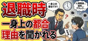 退職時に一身上の都合の理由を聞かれる背景