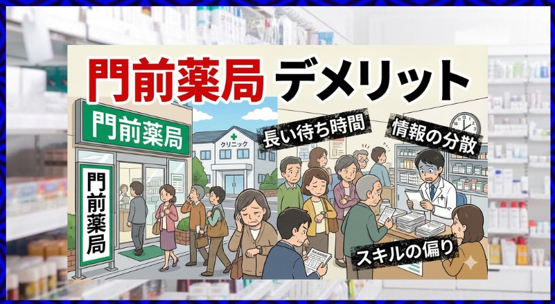 門前薬局のデメリットとは？患者と薬剤師が知るべき注意点
