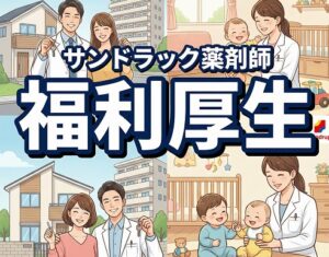 サンドラック薬剤師が受ける福利厚生と支援