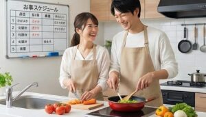 共働き夫婦が家事育児を分担するルール作り