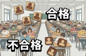 合格点や足切りが難易度を上げる原因