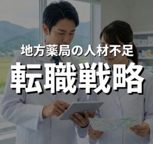 地方薬局の人材不足を見据えた転職戦略