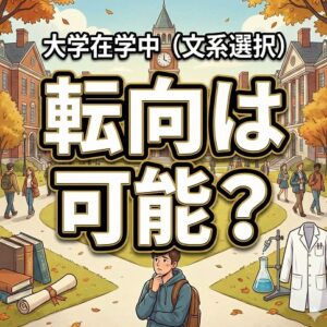 大学在学中（文系選択）からの転向は可能？