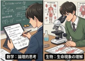 数学と生物の学習で意識するポイント