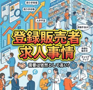 登録販売者が増えすぎでも需要が残る求人事情