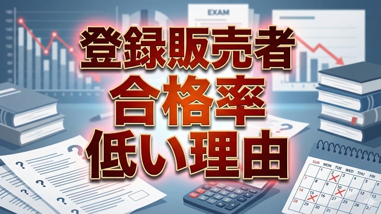 登録販売者の合格率が低い理由とは？