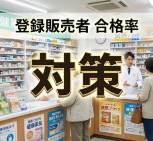 登録販売者の合格率が低い理由を打破する対策