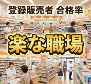 登録販売者の楽な職場、活かせる仕事、働き方