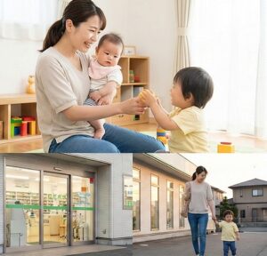 育休や時短など子育て支援制度の活用