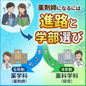 薬剤師になるには高校からの進路と学部選びの基礎