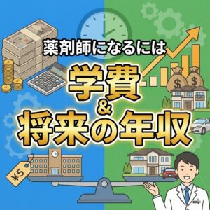 薬剤師になるには高校から考える学費と将来の年収