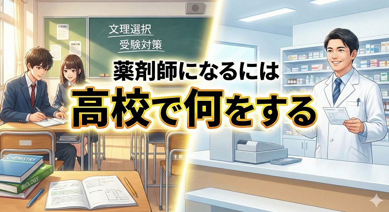 薬剤師になるには高校で何をする？進路と費用を詳しく解説
