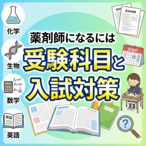 薬剤師になるには高校で準備する受験科目と入試対策