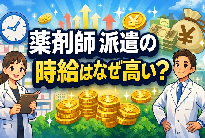薬剤師の派遣の時給はなぜ高い？理由と失敗しない選び方を解説