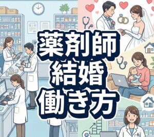 薬剤師の結婚を機に考える働き方と転職の判断