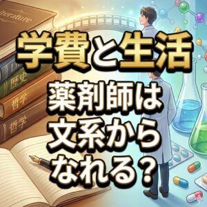 薬剤師を文系が目指す際の学費と生活