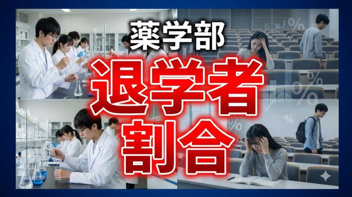 薬学部の退学者割合は？留年や国試合格率から見える実態を解説