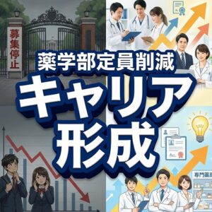 薬学部定員削減時代のキャリア形成と転職のポイント