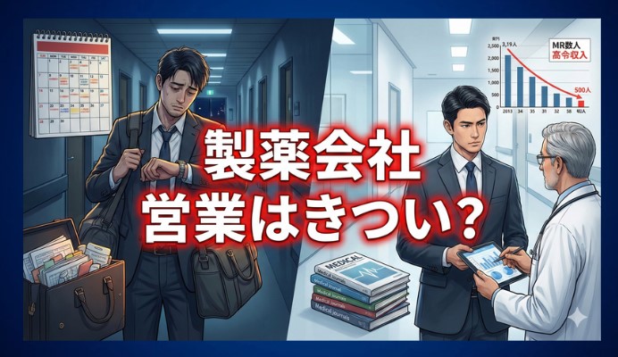製薬会社の営業はきつい？理由と将来性の実態を徹底解説