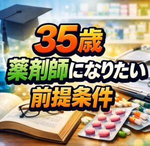 35歳で薬剤師になりたい人の前提条件