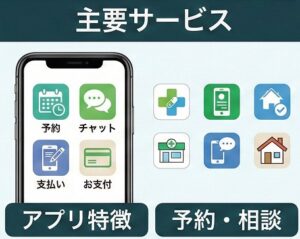 サービスやアプリの特徴