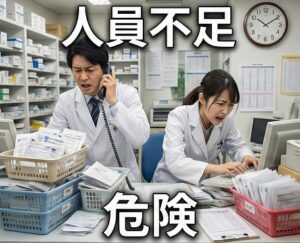 人員不足で忙しい職場の危険
