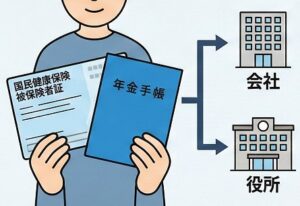 国民健康保険への切り替えと年金の手続き