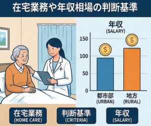 在宅業務や年収相場の判断基準