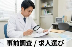 失敗しないための求人選びと事前調査
