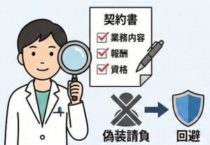 契約書の必須チェック項目と偽装請負の回避