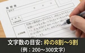 履歴書に記載する文字数の目安